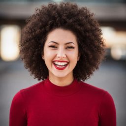 Afro — Dunkelbraun