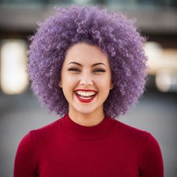 Afro — Lavendelviolett
