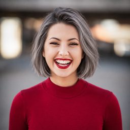 Bob Cut — Grigio cenere