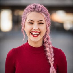French Braid — Pastel Pink