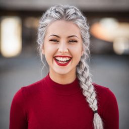 French Braid — Silver White