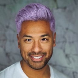 Low Taper Fade — Lavendelviolett