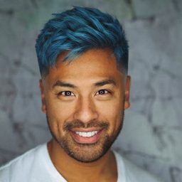 Low Taper Fade — Ozeanblau