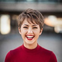 Pixie Cut — Hellbraun