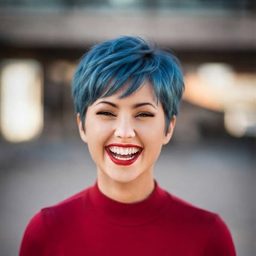 Pixie Cut — Ozeanblau